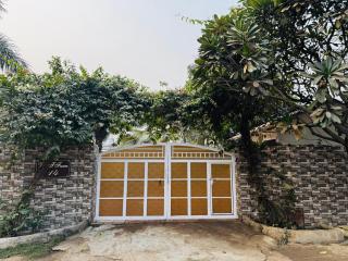 Hot water pool farm with bonfire - 1