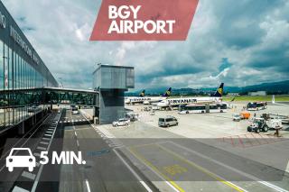 BGY Home 5 min from Airport - Garden - WiFi - 1