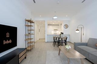 Livbnb-Stylish 1B with Spacious Balcony in JVC - 1