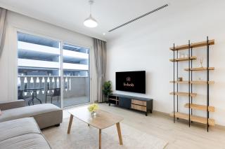Livbnb-Stylish 1B with Spacious Balcony in JVC - 0