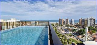 NOVO frente ao Mar - 750m da Orla e Pq dos Ventos - Oceanfront - 3 Guests - 9