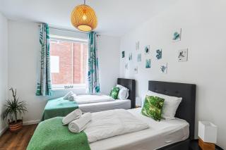 ARCHIPEL - Balkon - nahe Hamburg - Lounge - Smart TV - Parking - 4