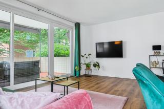 ARCHIPEL - Balkon - nahe Hamburg - Lounge - Smart TV - Parking - 8