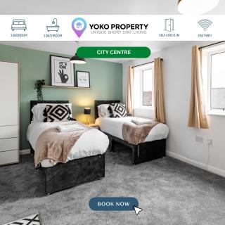 City Centre Studio 9 with Kitchenette, Free Wifi and Smart TV with Netflix by Yoko Property - Middlesbrough - 0
