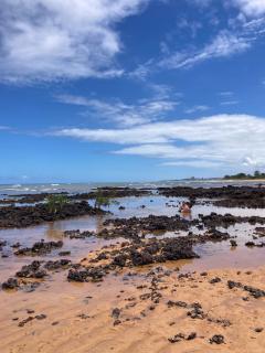 50 metros da praia,Ar condicionado na sala de estar e suíte, Área Gourmet - 4