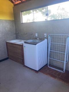 50 metros da praia,Ar condicionado na sala de estar e suíte, Área Gourmet - 2