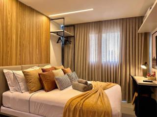 Flat Pé na areia - Prédio Pé na Areia Breeze 317 Algodão Flats - 0