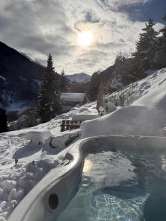 Chalet Opalpin Lodge & Spa, vue montagne et jacuzzi - 5
