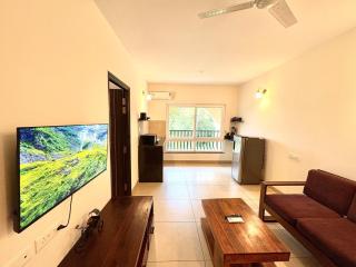 Peaceful Aesthetic 1BHK in Siolim with Forest View & Pool - 4