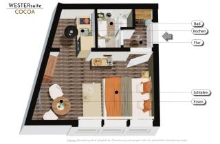 WESTERsuites - Cocoa - zentral 1BR Küche WLAN - 3