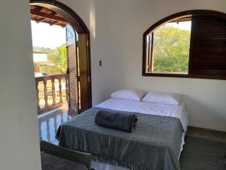 Pousada Flat Royal Suíte com varanda e rede - 9