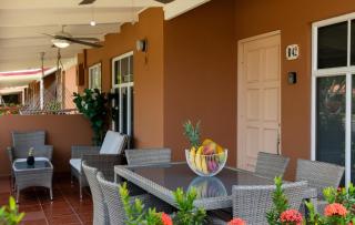 Secure 1BD Villa Pool, AC, WiFi & Walk to Beach - 2