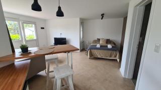 Monoambiente con deck y vista al lago en Playa Bonita - 5