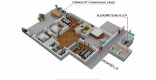 Design Penthouse Rooftop Loft, 190sq, 2 Panorama Terrace, Hot Tub, 1min to Main Station- 5min to City - Basilea - 5