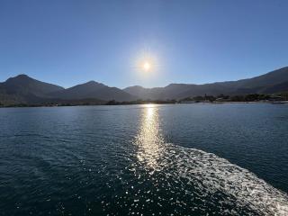 Paradise on the beach, feet in the sand - 2