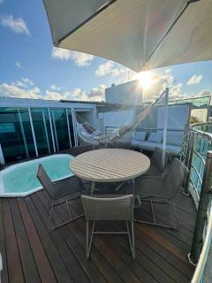 Cobertura Alto Padrão Beira Mar de Luxo com Jacuzi - 5