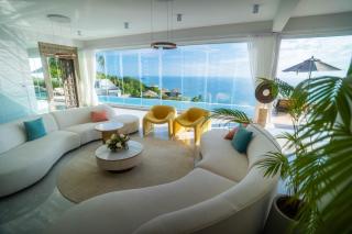 Villa Ray, worldclass sea views, rooftop, breakfast full service, private dining service, Chaweng Noi - 8