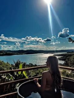 Chalé Recanto - ofurô, banheira, vista, cachoeira e lago - 8