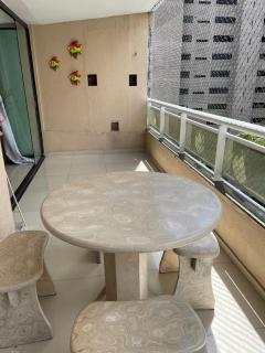 Apartamento inteiro 170m2 com 3 quartos - 100m da praia - 0