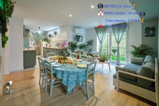 3p - 70m2 CAPUCINE au calme avec jardins - 5