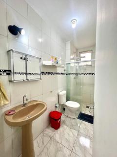 Apartamento 700m do Mar, Wifi Grátis, 1 vaga de garagem, Praia do Morro, Próximo a supermercados e estabelecimentos comerciais - 4