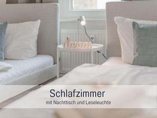 Benville BV05 - Für Kurztrip & Business - Stellbare Einzelbetten - Waschmaschine - WLAN - Mikrowelle & Nespresso - Bahnhof 2min - Supermarkt 3min - Porzellanmanufaktur 10min - 7