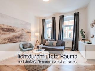 Benville BV05 - Für Kurztrip & Business - Stellbare Einzelbetten - Waschmaschine - WLAN - Mikrowelle & Nespresso - Bahnhof 2min - Supermarkt 3min - Porzellanmanufaktur 10min - 4