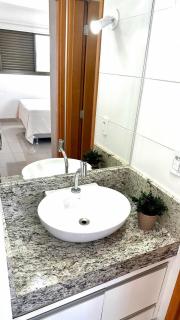 Flat capim dourado | moderno com sofa-cama - 7