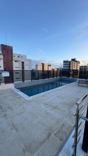 Flat na Praia Ponta de Campina - 7