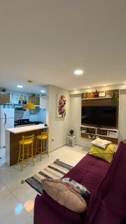 Flat na Praia Ponta de Campina - 9