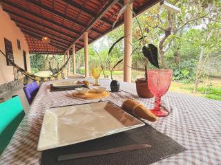 Chalé Pequi com Ar-condicionado, Escritório e Natureza - 0