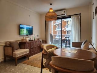 Botanica Luxury 1BHK Apartment, Pool & Parking - Near Candolim Beach - 5