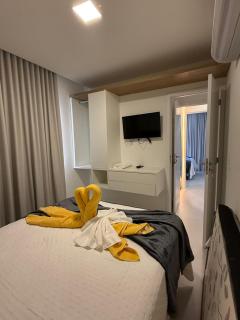 Apt Rooftop Piscina Privativa Muro Alto - Porto de Galinhas - Cais Residence 2 quartos suite - 4