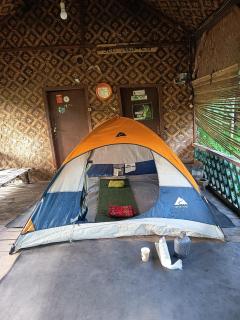 Tenda Sederhana dipingit sungai Ciwidey - 0