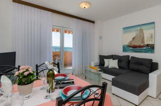 Helles Apartment nur 430 Meter zum Strand mit Meerblick, Garage, Waschmaschine - 7