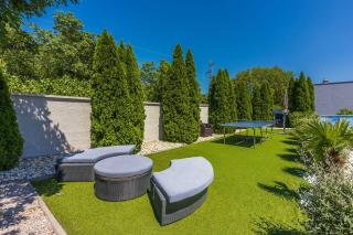 Exklusives Ferienhaus mit Privatpool, Whirlpool, Meerblick, Billard, Tischtennis, Fitnessgeräte - 5