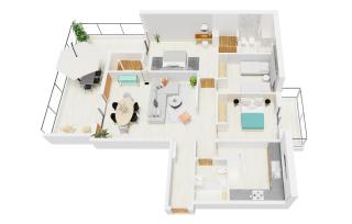 Appartement familial dans résidence avec piscine - Tangier - 6