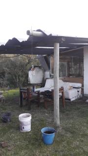 chacra y cabaña sin luz con agua de lluvia tanque luz vateria - 0