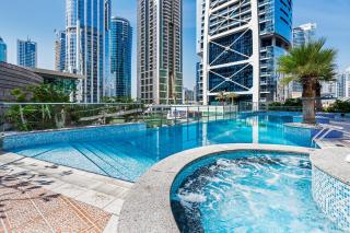 Stylish JLT Studio Lakeview Metro FrontMarina - Dubai - 9