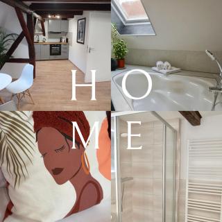 Wohlfühl-Oase in der Altstadt mit Wifi, XL Badewanne, voll ausgestatteter Küche, Hunde ohne Aufpreis, 17 min zur Messe, 3 min zum Schloss - 1