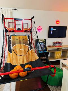 The Blue Door Oasis 4BR 2 BATH with 6 Beds Frisco with Arcade, Games, Office - 9