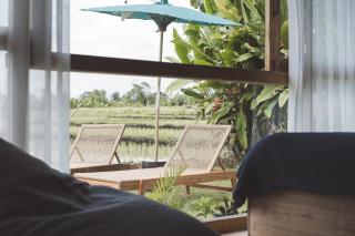 Stylish 3BR Wood Villa, Pool, Epic Ricefield View - 8