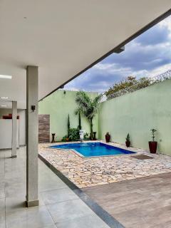 Casa com piscina, cascata, Spa e Fogão a Lenha - 1