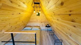 Scenic A-Frame Cabin with Private Hot Tub & Mountain View - IezerVenture - 3