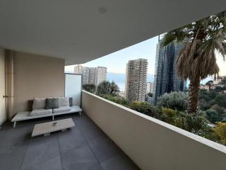 Monaco Border - Terrasse vue mer - Piscine - FF - 8