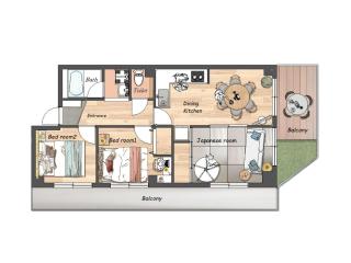 Harmony Bloom Osaka Stay - 3