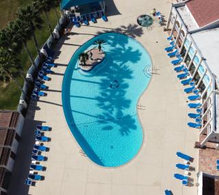 View of Space X from Waterfront one bedroom 629 - 9