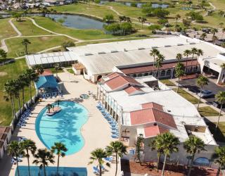 View of Space X from Waterfront one bedroom 629 - 6