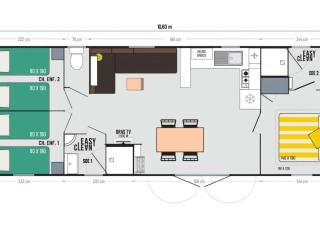 Apartment Mobil-home tout confort Camping 5 à Montalivet by Interhome - 8