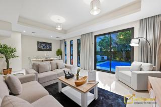 Dubai Private Pool villa Damac Hills 2 deleguest - 9